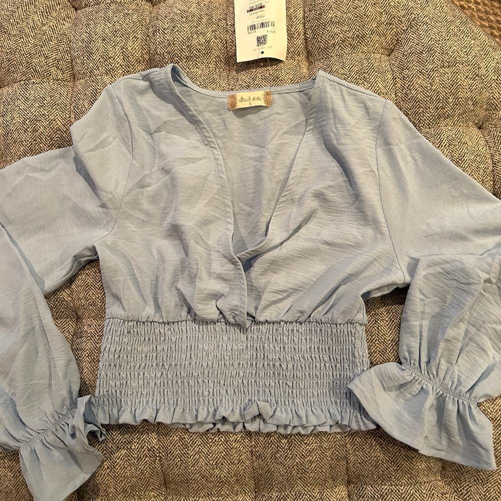 Altar'd State powder blue top